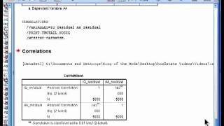 Partial Correlation  SPSS part2 [upl. by Asilim]