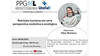 Palestra Nutrição humana em uma perspectiva evolutiva e ecológica [upl. by Loraine]