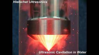 Ultrasonic Cavitation in Water 1000 Watts Ultrasonic Homogenizer [upl. by Scherle741]