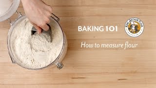 How to measure flour [upl. by Rollo]