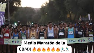 MEDIO MARATÓN CDMX 21km deporte correr [upl. by Krischer]