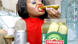 Pickle ASMR Eating SoundsBIG CrunchIntense  Spirit Payton [upl. by Kurtz]