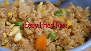 Easy Fried Rice no WOK method [upl. by Rovelli565]