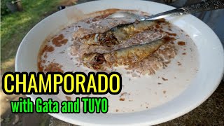 PERFECT CHAMPORADO with GATAMILO and Tuyo  Champorado  Kez Apanda [upl. by Faunia]