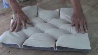 Diamond Tufting capitonné  Part 1 Upholsteryfurniture [upl. by Divad]