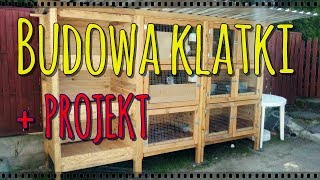 Budowa klatki dla królików  projekt klatki [upl. by Akisej]