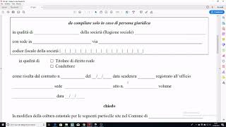 TUTORIAL CATASTO  variazione di coltura al catasto terreni con modello 26 mod 26 [upl. by Nedyrb875]