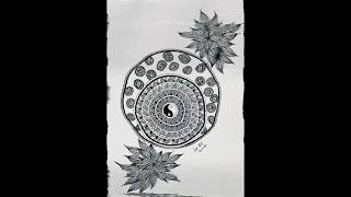 Doodle art doodle zentangleartwork mandala art trending shorts youtubeshorts youtube short [upl. by Jaret]