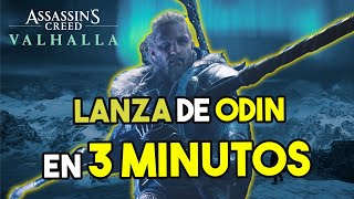 CONSIGUE la LANZA DE ODIN en 3 MINUTOS  AC VALHALLA  Odins Spear  Gungnir [upl. by Sivahc]