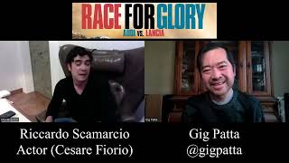 Riccardo Scamarcio Interview for Race for Glory Audi vs Lancia [upl. by Mehcanem]