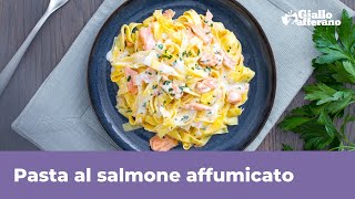 PASTA AL SALMONE AFFUMICATO  Veloce e super cremosa [upl. by Itnava25]