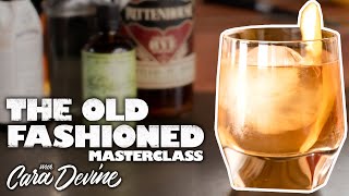 How to make a delicious Old Fashioned cocktail  Masterclass [upl. by Yeffej980]