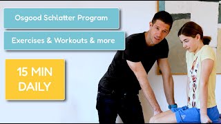 Osgood Schlatter Exercise Program  Exercises amp Workouts to get rid of Osgood Schlatter Disease [upl. by Origra]