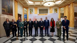 101124 Participare la ceremonia organizată cu prilejul Zilei Naționale a Regatului Spaniei [upl. by Atsirhcal]