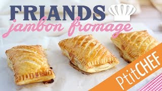 Recette de friands jambon fromage  Ptitchefcom [upl. by Noraa]