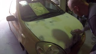 Hail Damage Repairs Toyota Echo [upl. by Howlyn]