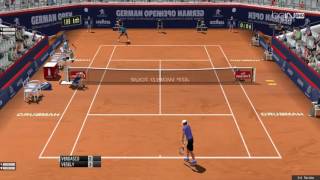 Tennis Elbow 2013  Vesely vs Verdasco  German Open Hamburg 2017 [upl. by Brucie]