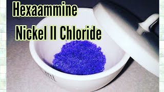 Hexaammine Nickel II Chloride  Preparation [upl. by Sairacaz683]