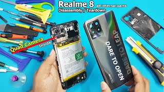 Realme 8 Disassembly  Realme 8 Teardown  How to Open Realme 8 and Realme 8 Pro Back Panel [upl. by Sucirdor]