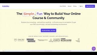 🔥 Ruzuku Review A User Friendly Platform for Simplified Online Course Creation [upl. by Ahsap]