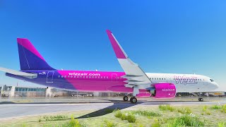 X PLANE 11  TOLISS A321NEO WIZZAIR BUDAPEST TO BASEL [upl. by Agripina]