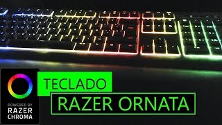 Teclado Razer Ornata Chroma  Español  Unboxing [upl. by Rudy]