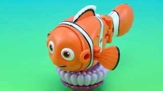 FINDING NEMO TRANSFORMING EGG SURPRISE HATCHN HEROES VIDEO [upl. by Hay]