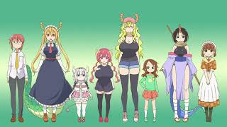 Miss Kobayashis Dragon Maid S season 2 OP  1 hour [upl. by Raddi306]