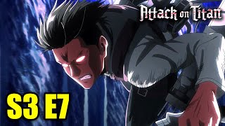 Attack On Titan Season 3 Episode 7 in Hindi  Attack On Titan Season 3 in Hindi [upl. by Marne]