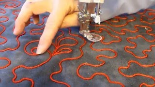 BERNINA Quilting Tool Tip  Free Motion Couching [upl. by Nannette]