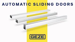 GEZE automatic sliding doors  quick overview amp features [upl. by Nailluj]