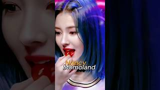 Nancy 🤍🖤momoland korean dance kpop love lisablackpink twice edit 4k viralvideo shorts [upl. by Htirehc225]