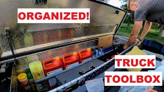 Organized My Truck Toolbox [upl. by Daffie]