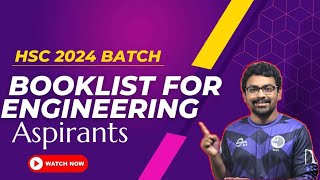 HSC 24 Batch Booklist For Engineering Aspirants [upl. by Nalepka]