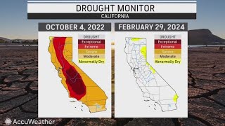 California expected to be droughtfree for next two years AccuWeather experts say [upl. by Aicilana]