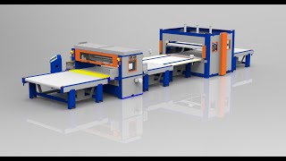 QF Crossjet Hot melt gluing line  different configurations [upl. by Nnaik]