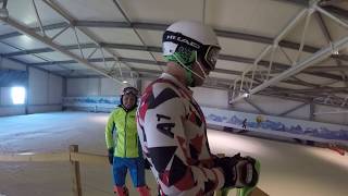 A DAY IN THE LIFE OF A SKI RACER Skihalle Hamburg 2017 [upl. by Ire86]