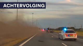 Politie  Verdachten op de vlucht  Dienst Infra amp TBV MiddenNederland  Achtervolging [upl. by Eetnwahs]