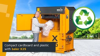 Bramidan baler X25 for your recyclable waste [upl. by Anaya433]