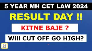 MHCET LAW 5 years 2024 Result Day  Result Kitne Baje Aaega  Will Cut Off Increase mhcetlaw [upl. by Nnaeiram]