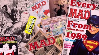 Every MAD Magazine from 1989 [upl. by Yecrad567]