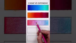 Can You Spot the Difference CHEAP VS EXPENSIVE Colored Pencil Blending [upl. by Ellirehs607]