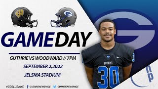 Watch Guthrie Football vs Woodward Week 1 [upl. by Dayir736]