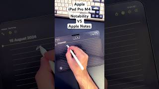 Notability vs Apple Notes on iPad Pro 11 M4 Which One Wins apple notability ipadpro notes [upl. by Kcim]