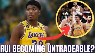 Lakers Rui Hachimura Becoming Untradeable [upl. by Bergren]