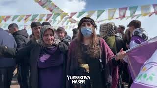 Yüksekova’daki Newroz kutlamasından görüntüler  2024 [upl. by Yolanda744]