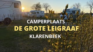 Camperplaats De Grote Leigraaf Hebben we een NIEUW PARELTJE ontdekt [upl. by Malvina]