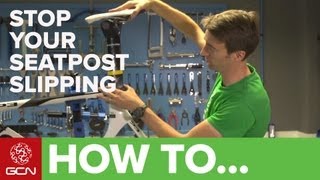 How To Stop Your Seatpost Slipping  Bike Maintenance [upl. by Hemminger]