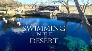 Desert Swimming at the Blue Hole [upl. by Orton]