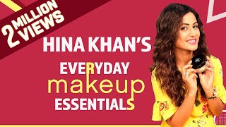 Hina Khan Whats in my makeup bag  Bollywood  Pinkvilla  Fashion [upl. by Capone]